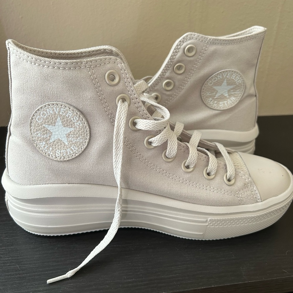 Converse CTAS HI Renew Pale Putty Skate Shoes